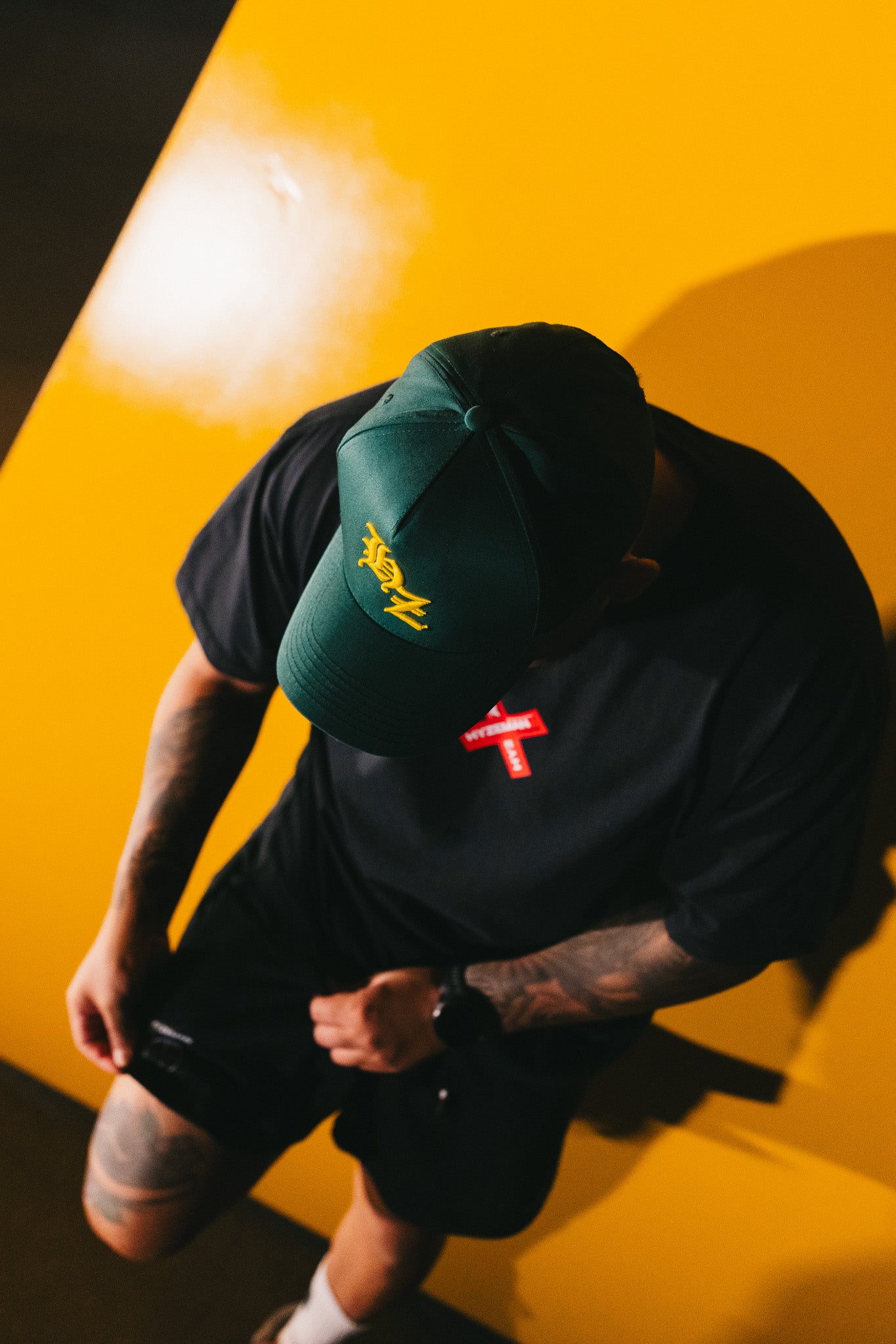 The Red X Tee – Black