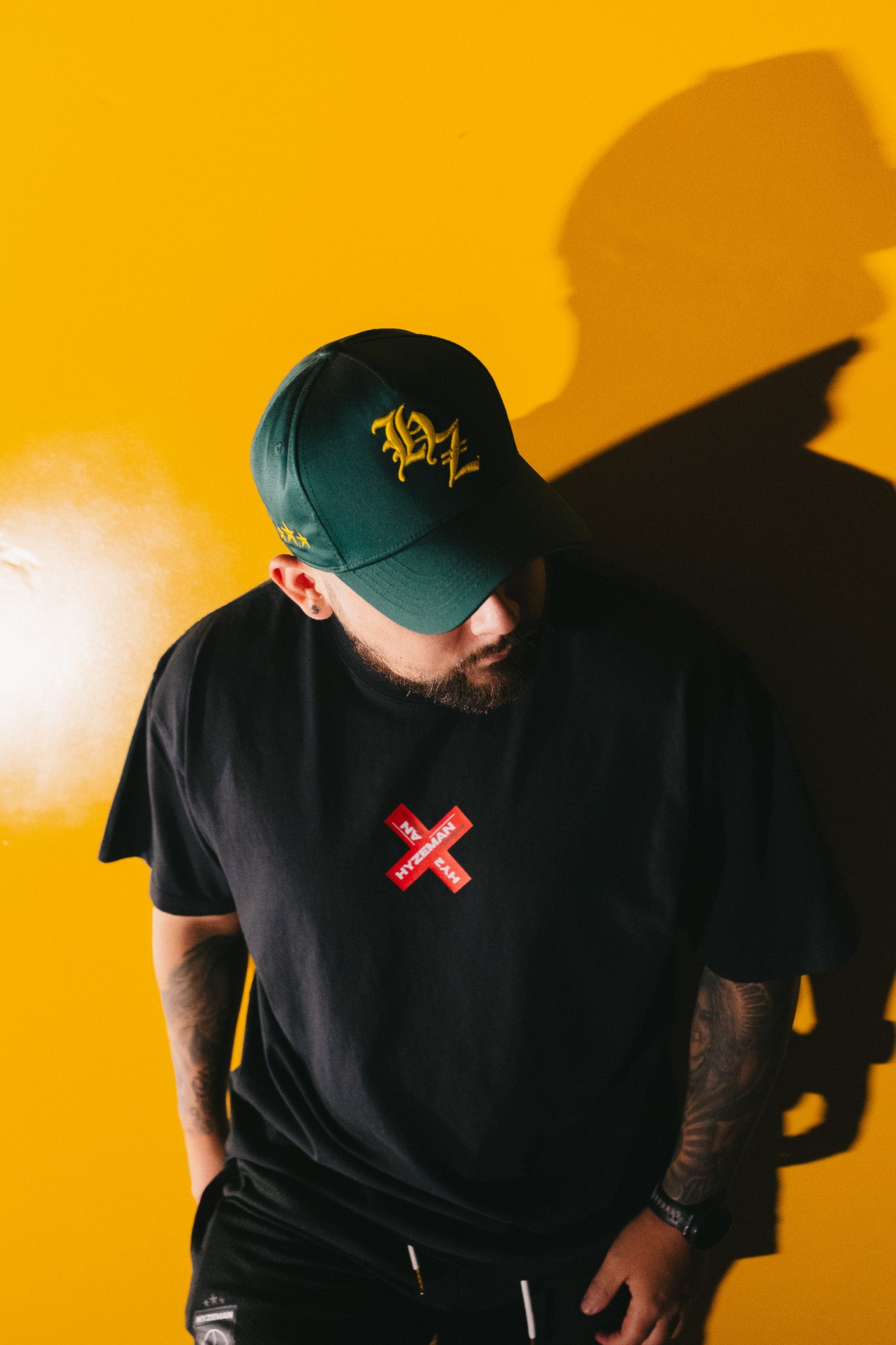 The Red X Tee – Black