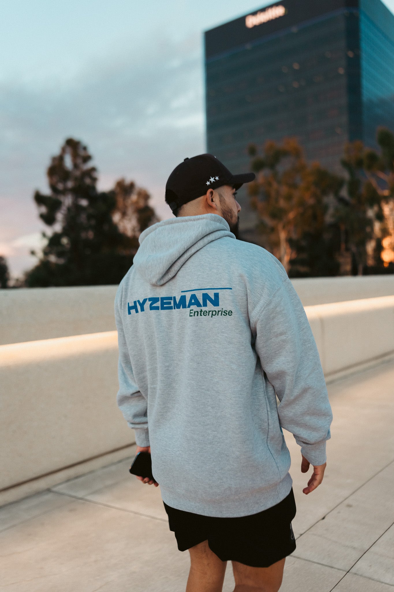 Night Shift Hoodie – Heather Grey