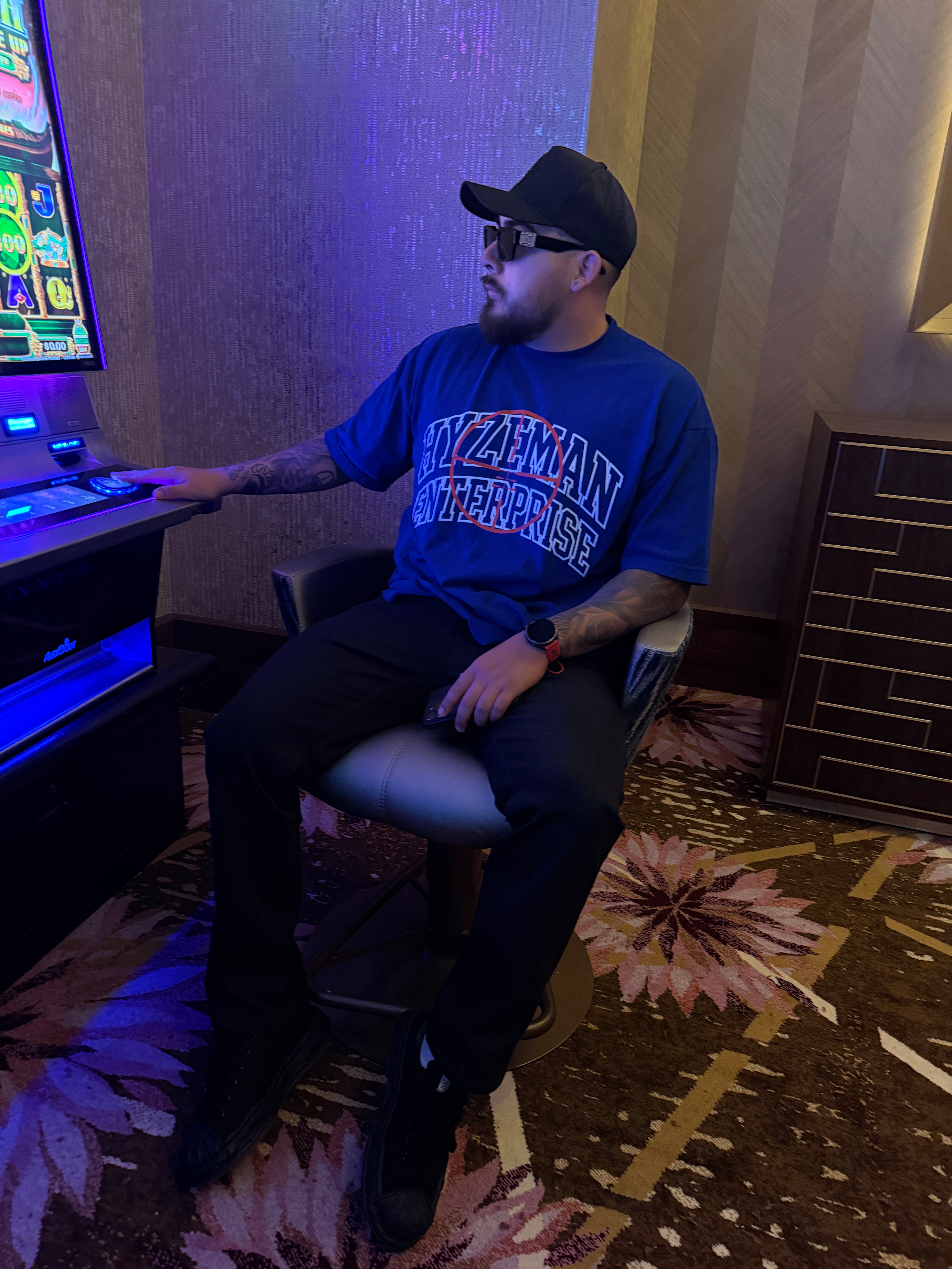 HYZEMAN CROSSHAIR TEE - ROYAL BLUE