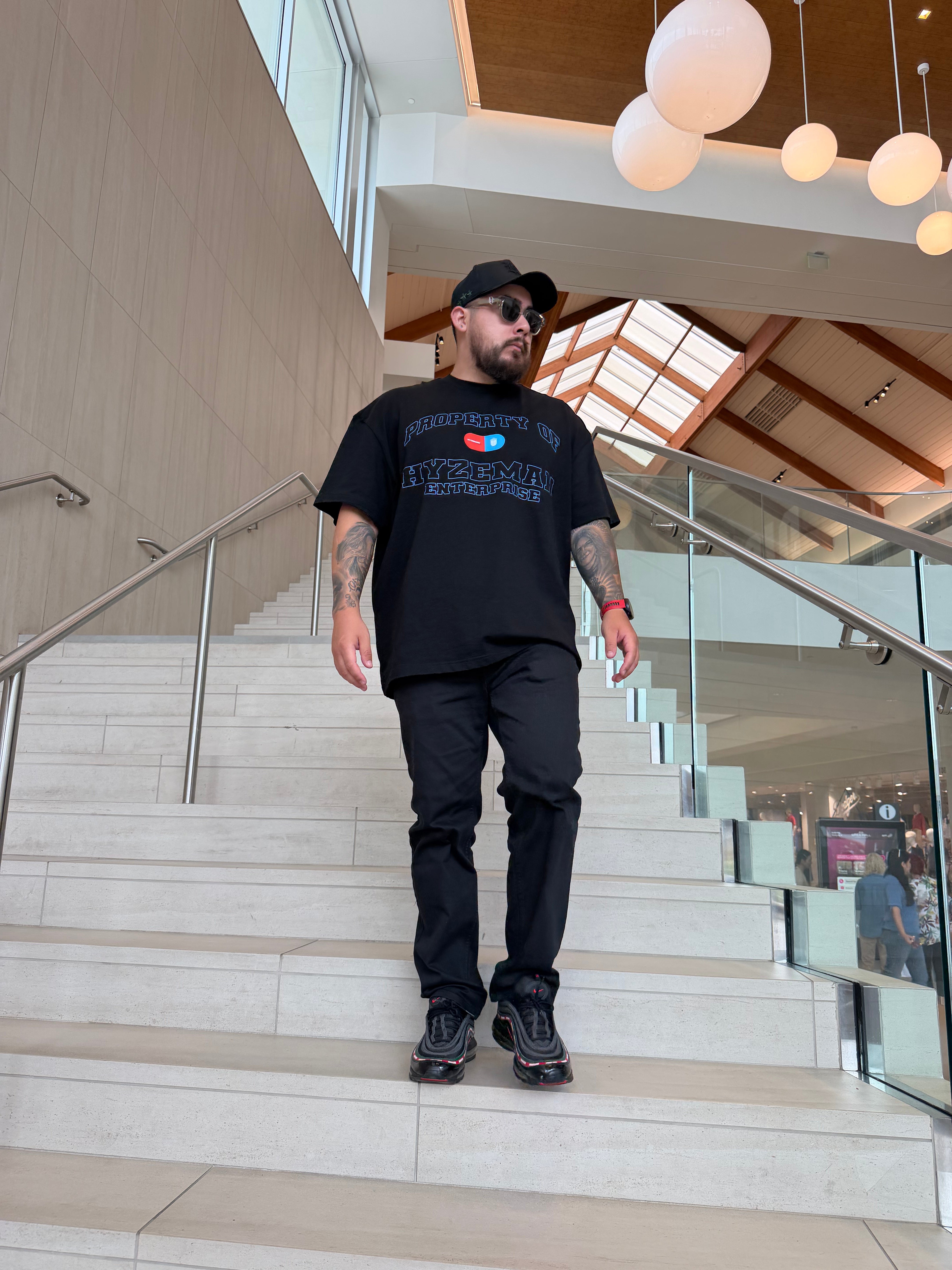 PROPERTY OF HYZEMAN TEE - BLACK